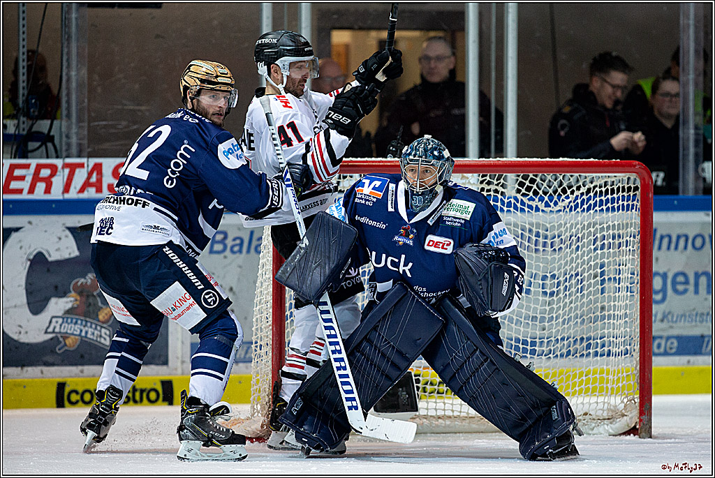 DEL; Iserlohn Roosters - Koelner Haie; Iserlohn, 28.02.2020